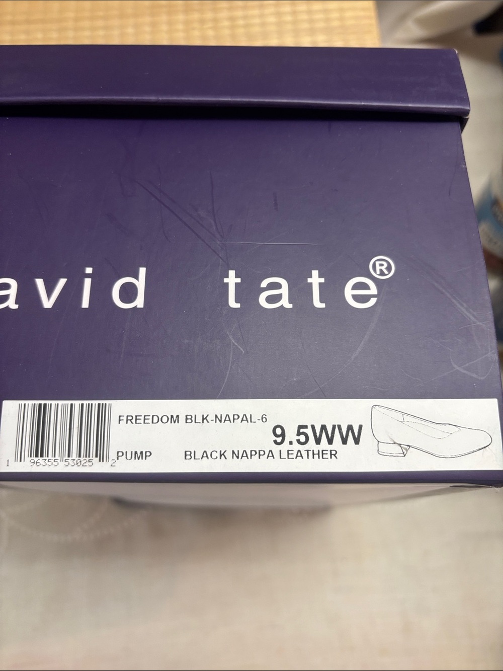 NIB David Tate Black Leather Pumps - Picture 10 of 13